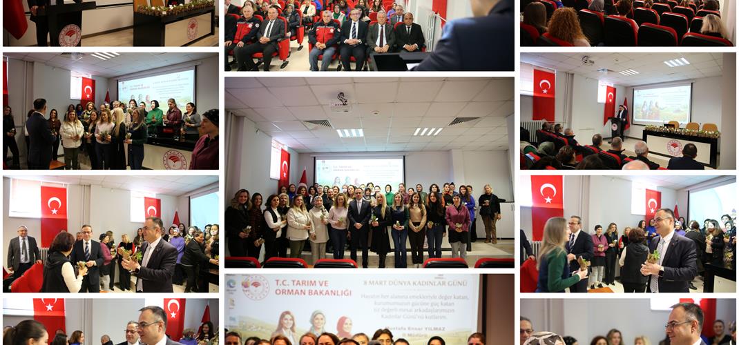 İL MÜDÜRLÜĞÜMÜZDE 8 MART DÜNYA KADINLAR GÜNÜ KUTLAMA PROGRAMI DÜZENLENDİ