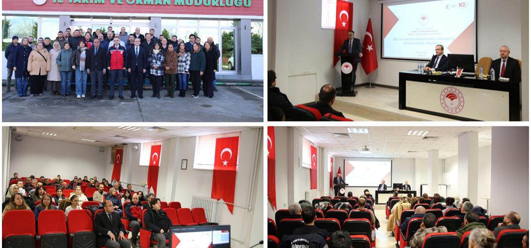 GİRESUN’DA 2025 YILI HAYVAN HASTALIKLARIYLA MÜCADELE ÇALIŞMALARI DEĞERLENDİRME TOPLANTISI YAPILDI