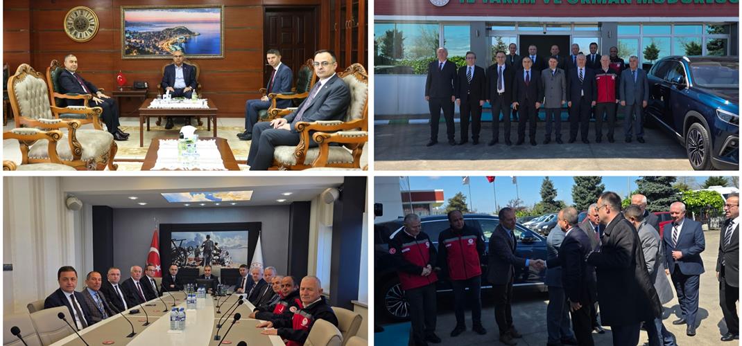 Tarım ve Orman Bakanlığı Strateji Geliştirme Başkanımız Sayın Göktuğ BAĞLI ve Bütçe Daire Başkanımız  Sayın Mehmet YÜCEL, İl Müdürlüğümüzü ziyaret ettiler.